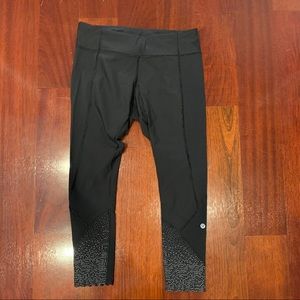 Lululemon Tight Stuff Reflective 7/8 Leggings